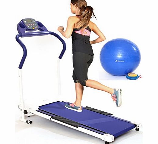  Electric Treadmill [NEW 2015 10KMH MODEL WITH FREE GYM BALL] Exercise Equipment-Fitness Motorised 1hp Home Gym in Pink